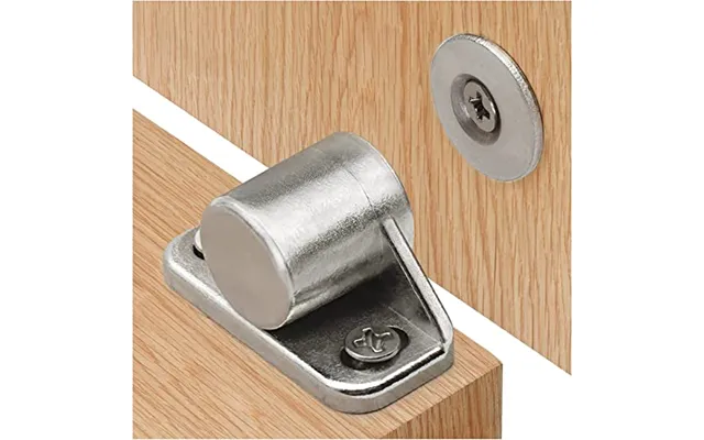 Door Magnetic Catch - 2 Pack Cupboard Door Magnets Strong Magnetic Catch Silver Heavy Duty Magnetic Door Catch For Kitch