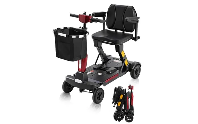 Ecomobi Ms02 F Fully Folding Mobility Scooters For Adults 5 Mph - 53 Lbs Lightweight Electric Wheelchair
