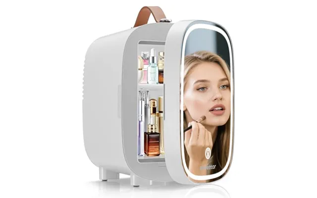 Enventor Mini Fridge 4l 6 Can - 3-level Dimmable Led Mirror