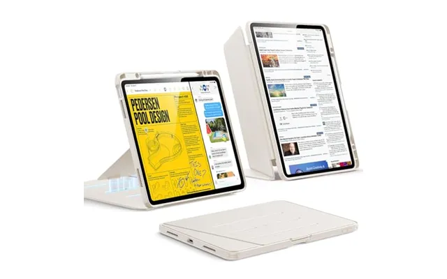 Esr For Ipad Air 13 Inch Case M4 M3 M2 2026 2025 2024 - Starlight Vertical Stand Cover With Pencil Holder