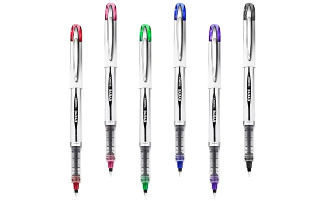 Eyeye Liquid Ink Rollerball Pen 0.7mm - 6 Assorted Colors Medium Point Pen Quick Dry