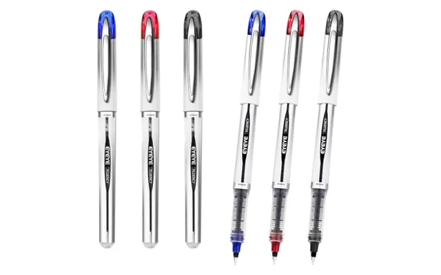 Eyeye Rollerball Pens Medium Point - 3 Assorted Colors 0.7mm Liquid Ink Roller Ball Pen Quick Dry