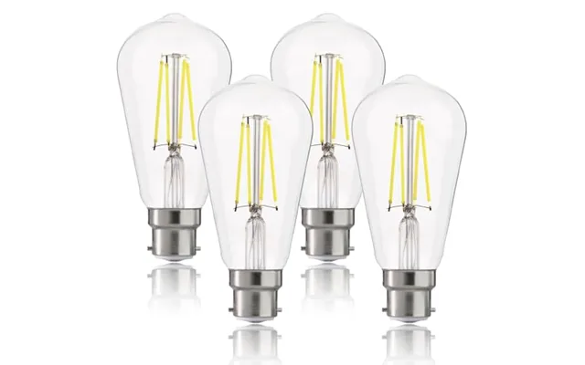 Flsnt B22 Led Bulb Cool White - St64 Vintage Edison Bayonet Light Bulbs