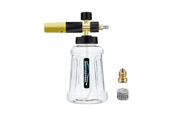Foam Cannon Compatible With 1 4 Quick Connect Pressure Washer - 1l Adjustable Snow Foam Lance Soap Dispenser With New Ge