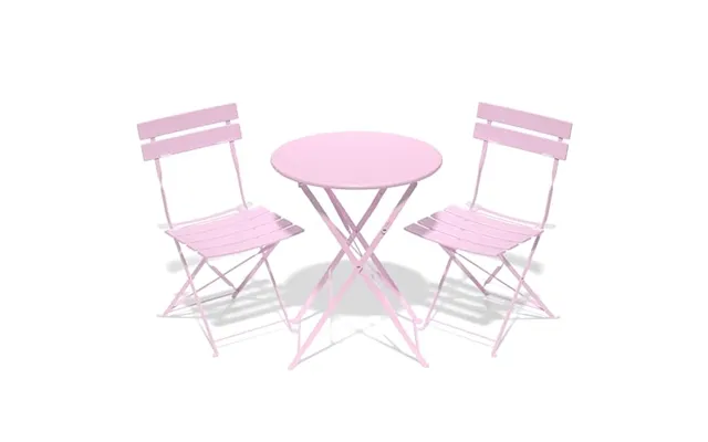 Folding Bistro Table And Chairs Set Of 2 - Balcony Furniture