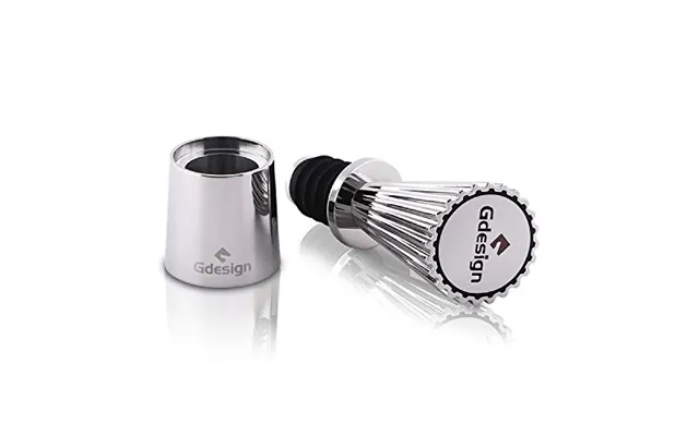 Gdesign Wine Bottle Stopper - Stainless Steel Wine Topper Stoppers