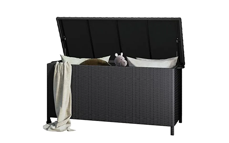 Grand Patio Deck Box 480l Outdoor Storage Box With Lid Graden Furniture Storage Box Cushion Box With Smooth Wheels Easy 