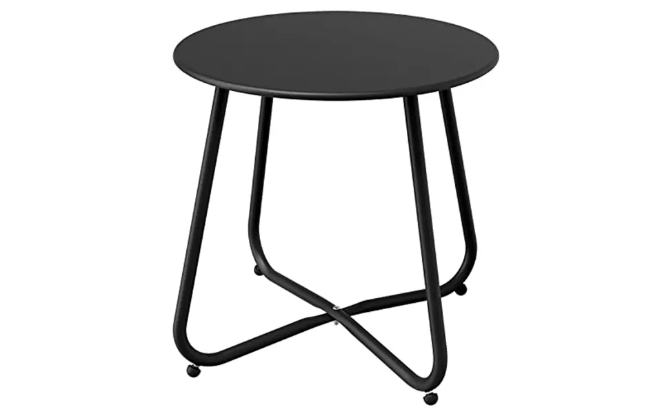 Grand Patio Outdoor Side Table Small Table Round End Table Garden Table Lightweight Snack Table For Outdoor Garden Hallw