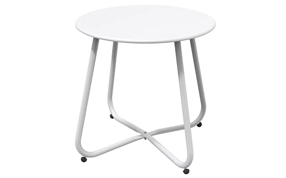Grand Patio Outdoor Side Table Small Table Round End Table Garden Table Lightweight Snack Table For Outdoor Garden Hallw