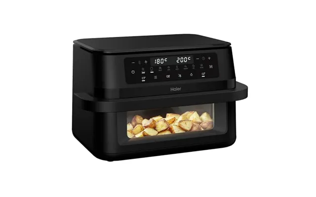 Haier 11l Flex Double Drawer Airfryer - Dual Drawer Large Air Fryer With Removable Separator And Viewing Window, Single 