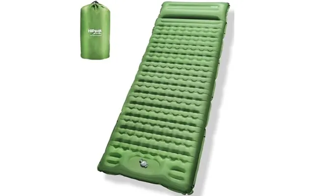Hiipeak Camping Sleeping Pad - Ultralight Inflatable Sleeping Mat With Built-in Foot Pump, Durable Compact Waterproof Ca