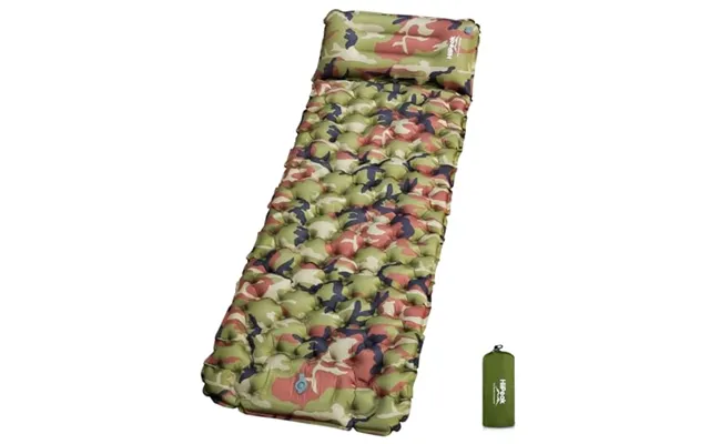 Hiipeak Camping Sleeping Pad - Ultralight Inflatable Sleeping Mat With Built-in Foot Pump, Durable Compact Waterproof Ca