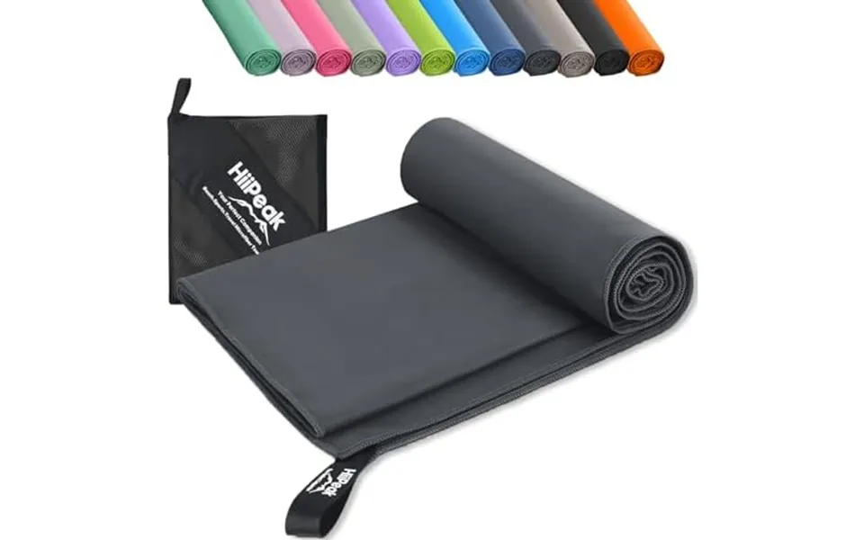 Hiipeak Microfibre Towel Compact Camping Beach Towel - Quick Dry Lightweight Absorbent Sports Gym Swimming Hiking Drying
