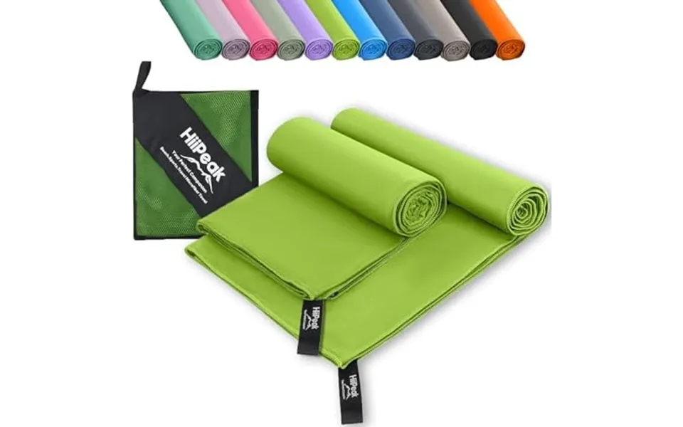 Hiipeak Microfibre Towel Compact Camping Beach Towel - Quick Dry Lightweight Absorbent Sports Gym Swimming Hiking Drying