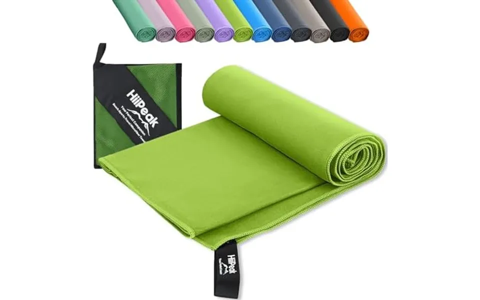 Hiipeak Microfibre Towel Compact Camping Beach Towel - Quick Dry Lightweight Absorbent Sports Gym Swimming Hiking Drying