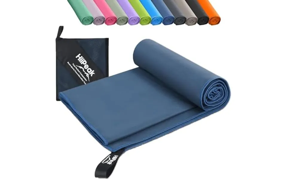 Hiipeak Microfibre Towel Compact Camping Beach Towel - Quick Dry Lightweight Absorbent Sports Gym Swimming Hiking Drying