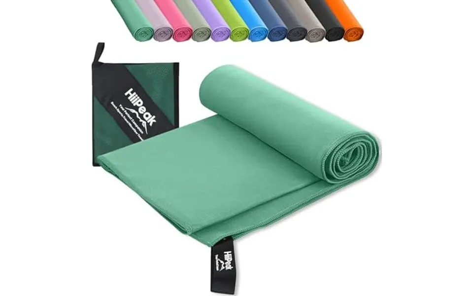 Hiipeak Microfibre Towel Compact Camping Beach Towel - Quick Dry Lightweight Absorbent Sports Gym Swimming Hiking Drying