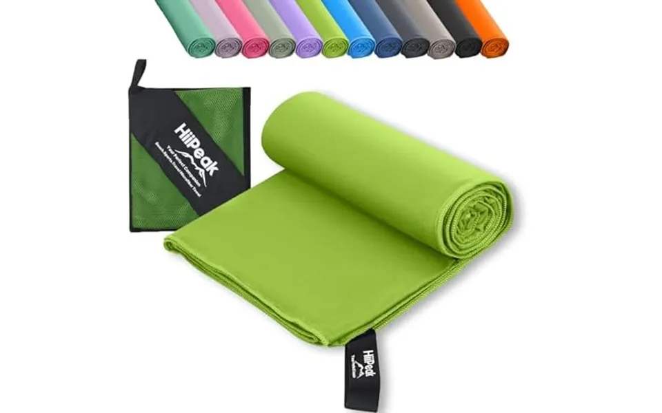 Hiipeak Microfibre Towel Compact Camping Beach Towel - Quick Dry Lightweight Absorbent Sports Gym Swimming Hiking Drying