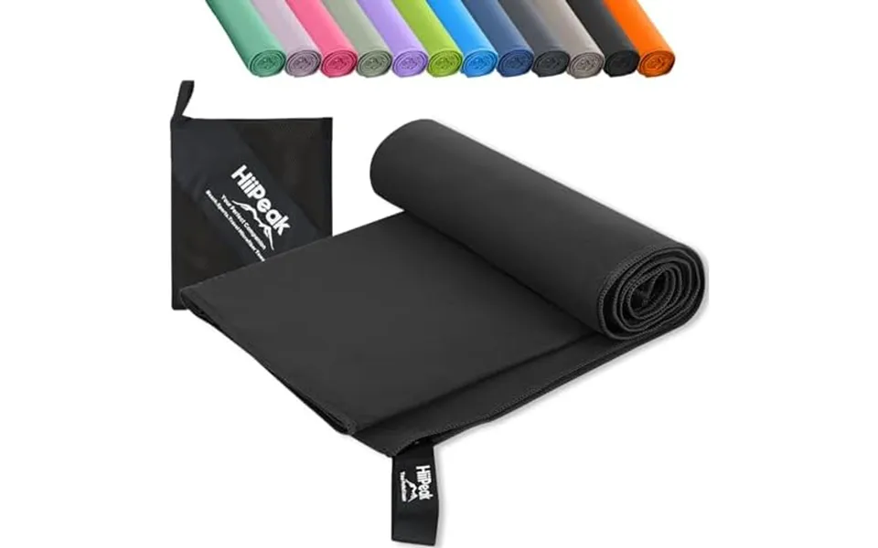 Hiipeak Microfibre Towel Compact Camping Beach Towel - Quick Dry Lightweight Absorbent Sports Gym Yoga Swimming Hiking D