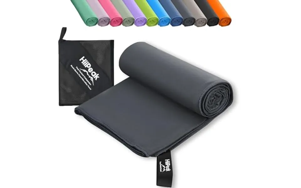 Hiipeak Microfibre Towel Compact Camping Small Gym Towel 50 * 30cm- Quick Dry Lightweight Absorbent Sports Gym Swimming 