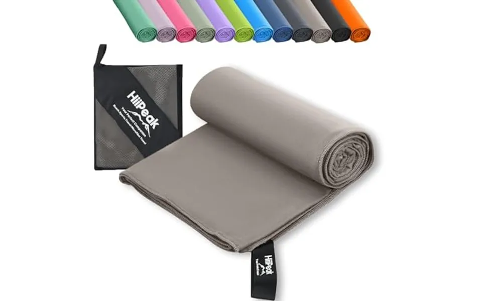 Hiipeak Microfibre Towel Compact Camping Small Gym Towel Hand Towel 50x30cm- Quick Dry Lightweight Absorbent Sports Gym 