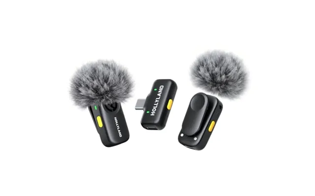 Hollyland Lark A2 Mini Duo 2tx 1rx Wireless Microphone - Noise Canceling