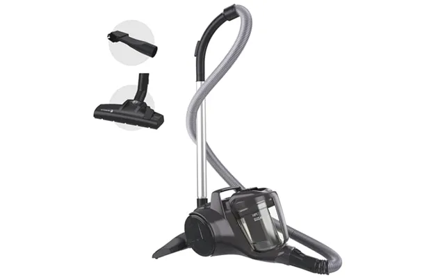 Hoover Hp1 Powerful Cylinder Vacuum Cleaner - Bagless, Small, Lightweight, Corded With Washable Epa Filter, Large 2l Bin