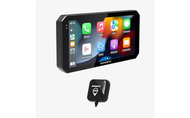 Innovv N2 6 Apple Carplay Screen For Motorcycle - Touch Screen Wireless Apple Carplay & Android Auto Gps Navigation Syst