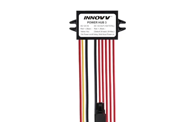 Innovv Power Hub 3 Power Distribution System Kit - Dc 12v 15amotorcycle Power Distribution Hub