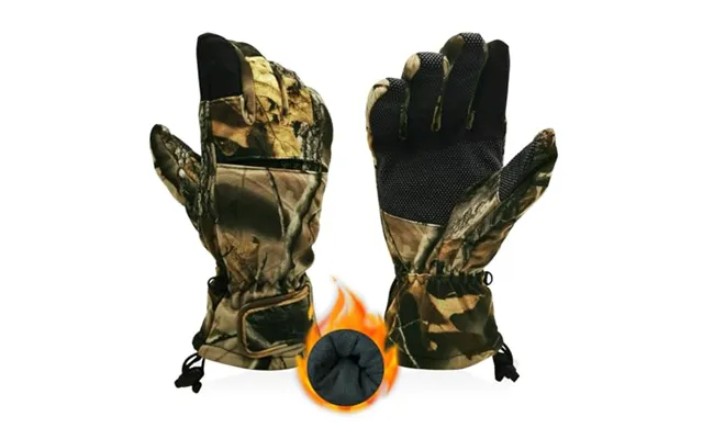 Intra-fit Camo Hunting Gloves For Men - Camouflage Cold Weather Gloves