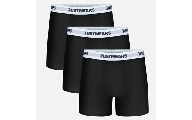 Justwears Everyday Mens Boxer Briefs - 3 Pack Breathable Anti-chafe Underwear With Moisture-wicking Micromodal Air Cool 