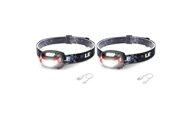 Lepro Head Torch Rechargeable - Super Bright Led Headlamp Waterproof With 5 Lighting Modes