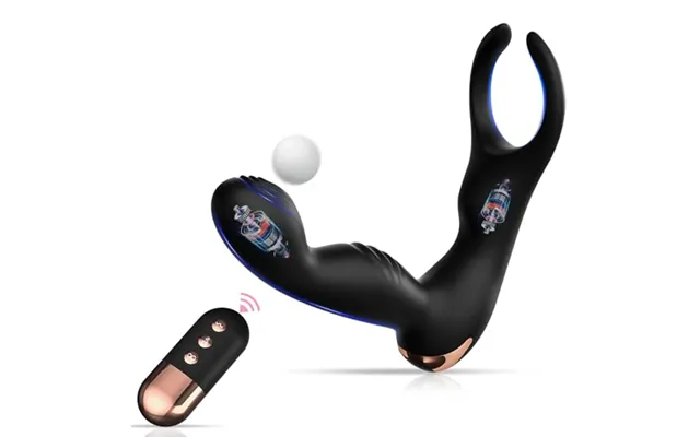 Male Vibrator Anal Toys With Cock Ring - Perineum Vibrators With Remotely Controlled