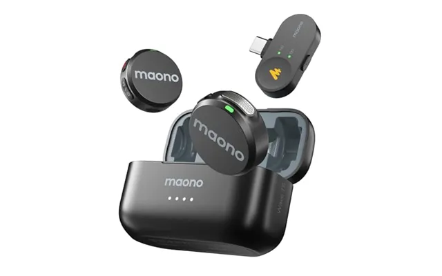 Maono Lavalier Microphone For Iphone Android Pc - Usb-c Wireless Mini Mic With 48khz 24bit
