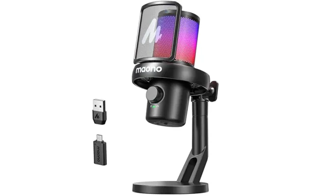 Maono Wireless Microphones For Pc - Gaming Mic With Software Ai Voice Change