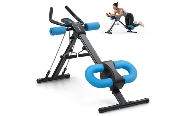 Merach Ab Machine Abs Workout Equipment Adjustable Ab Trainer Machine For Abs Workout At Home Gym - Foldable Knee Protec