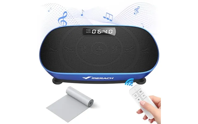 Merach Cv30 Pro Powerful Vibration Plate Exercise Machine Built-in Bluetooth Speaker - Quiet Design