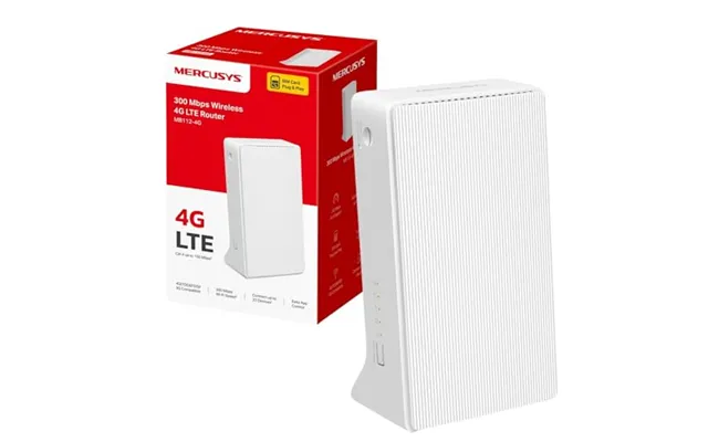 Mercusys Mb112-4g 300mbps Wireless N Lte 4g Router With Sim Slot - Cat 4 Up To 150 Mbps