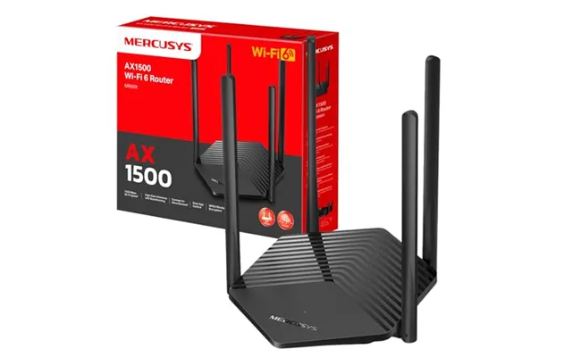 Mercusys Mr60x Dual Band Router Wifi 6 Ax1500mbps - Gigabit Ethernet Ports