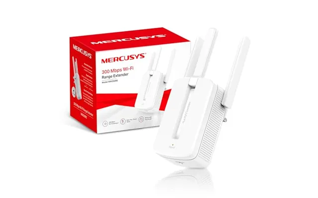 Mercusys Mw300re 300mbps Wall-plug Wifi Extender Booster - Whole Home Coverage Wifi Booster