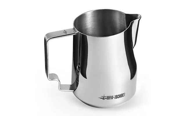 Mhw-3bomber Milk Frothing Pitcher 350ml Milk Frother Cup Espresso Steaming Pitcher Stainless Steel Milk Frother Cup Bari