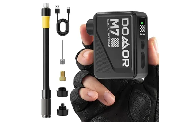 Mini Bicycle Pump - 120 Psi Electric Bike Pump With Gauge
