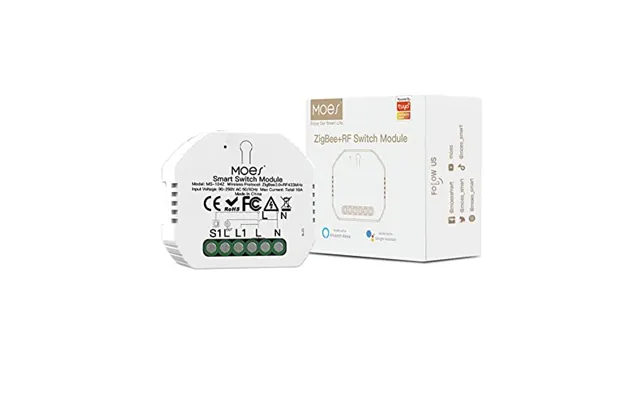Moes Mini Diy Tuya Zigbee Smart Light Switch Module - Tuya Zigbee Hub Required