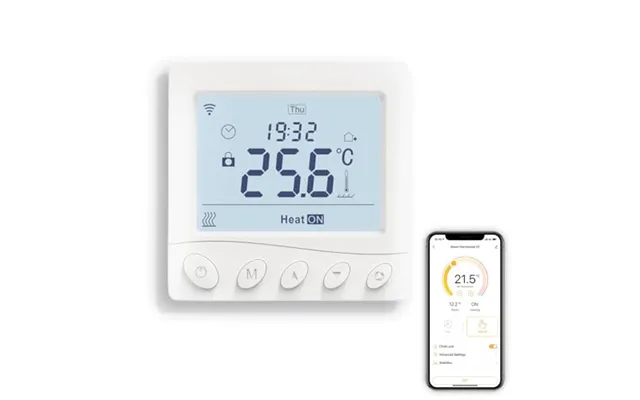 Moes Smart Wifi Thermostat Underfloor Electric Heating - Schedule And Remote Contorl