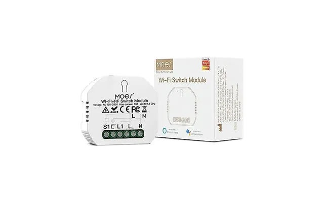 Moes Wifi Rf433 Smart Light Switch Module - 1 Gang Smart Life Tuya App