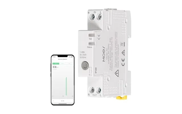 Moes Wifi Smart Circuit Breaker - Din Rail Relay