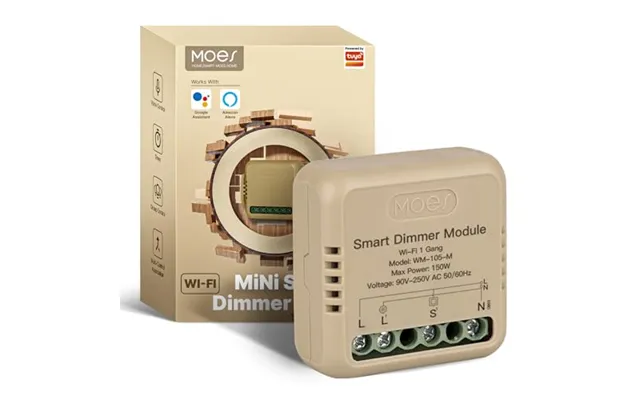 Moes Wifi Smart Dimmer Switch Module - 1 Gang Led Light Module