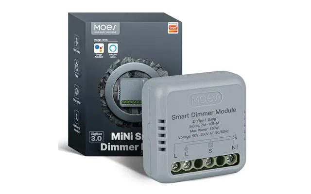 Moes Zigbee Smart Dimmer Switch Module - 1 Gang Light Module Requires Moes Gateway