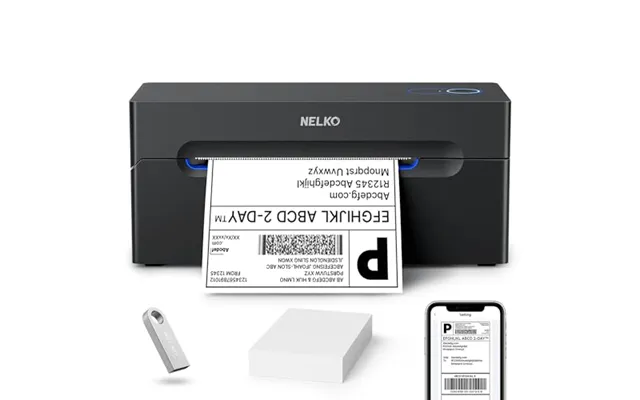 Nelko Pl70e Bluetooth Thermal Label Printer - 4x6 Shipping Label Printer For Business