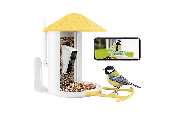 Netvue By Birdfy Smart Bird Feeder Camera Auto-capture & Notify Bird Visits - Permanently Collect Fun Clips